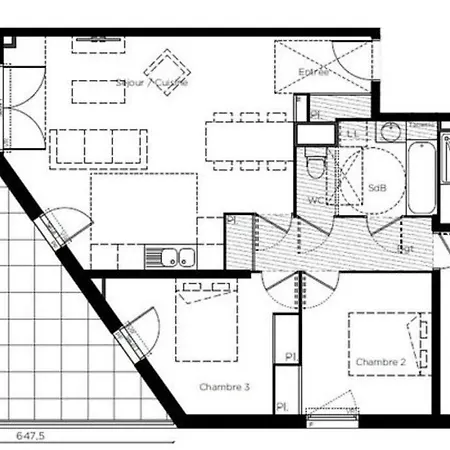 Appart T4 + Terrasse 33 M2 Coeur De Apartment